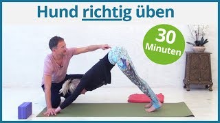 Herabschauender Hund  25 Minuten Yoga TechnikStunde [upl. by Tonneson442]