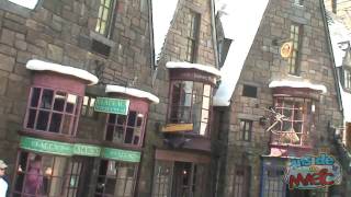 Walk through Hogsmeade Village at the Wizarding World of Harry Potter [upl. by Christoforo94]