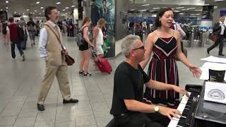 Aussie Girl Turns Up At The Station Piano [upl. by Dnama645]