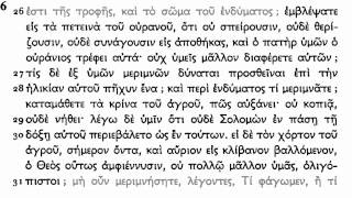 Koine Greek  Matthew 111 [upl. by Nissie]