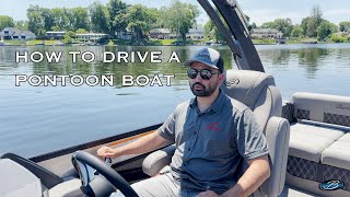 How to Drive a Pontoon Boat [upl. by Neelya334]