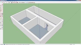 Sketchup  Comment créer une maison [upl. by Inad]