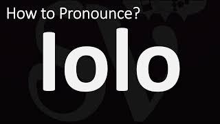 How to Pronounce Iolo CORRECTLY [upl. by Amluz781]