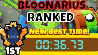 Bloonarius Ranked in 0036  TOP 1  Spillway  BTD6 [upl. by Sirdna]