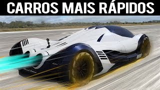 OS CARROS MAIS RÁPIDOS DO MUNDO [upl. by Volotta]