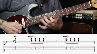 Cory Wong Live at MSG by Vulfpeck  How to play  Guitar lesson with tabs [upl. by Aicina]