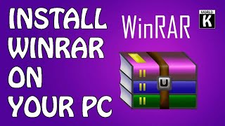 Easy Installation Guide How to Install WINRAR on Windows 11 10 8 amp 7 [upl. by Burget]