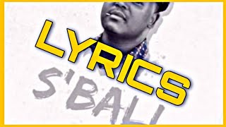 Intaba Yase Dubai  Sbali Lyrics [upl. by Eleonore]