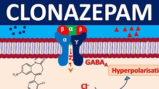 Clonazepam  Mechanism precautions side effects amp uses [upl. by Sup]