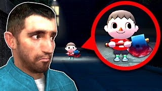 CURSED ANIMAL CROSSING VILLAGER IS AFTER ME  Garrys Mod Gameplay [upl. by Enyamart367]