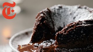 Chocolate Lava Cake for Two  NYT Cooking [upl. by Tonneson197]