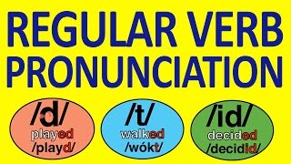 REGULAR VERBS PRONUNCIATION 23 06 2013 [upl. by Bayless881]