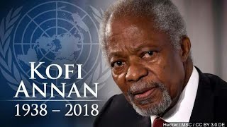 Biography of Kofi Annan  Former Secretary General of United Nations [upl. by Orlosky]