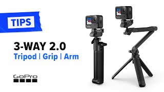 GoPro How to Use 3Way 20 Tripod  Grip  Arm  One of The Most Versatile GoPro Mounts [upl. by Zimmer]