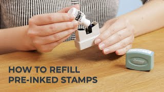 How to Refill PreInked Stamps [upl. by Bac]