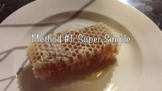 How to Eat Honeycomb Three Tasty Options [upl. by Bluma]