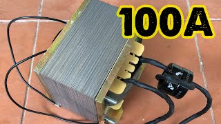 Make 100A transformer [upl. by Ardnasxela]