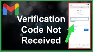 Gmail Verification Code Not Received [upl. by Gunther]