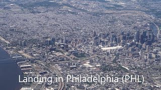 Landing in Philadelphia PHL  June 2018 [upl. by Skilken300]