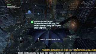 Batman Arkham City  Physical Challenges  Row 1 [upl. by Sprage]