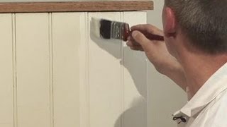 How To Paint Your Paneling [upl. by Beverlee219]