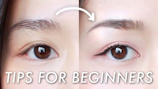 Eyebrow Shaping at Home  Easy Beginner Tutorial [upl. by Atsirk]