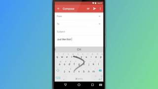 How to use and enable SwiftKey Flow  SwiftKey Keyboard for Android [upl. by Htelimay]