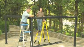 Lowes Gazebo Installation Video [upl. by Eilerua478]