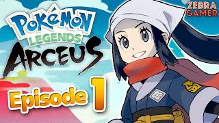 NEW Pokemon Game  Pokemon Legends Arceus Gameplay Walkthrough Part 1  Hisui Region Rowlet [upl. by Lidda710]