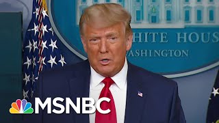 Trump Touts Stock Market Numbers After Dow Hits 30000 Amid Vaccine Transition News  MSNBC [upl. by Jenica120]