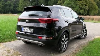 2016 KIA Sportage 20 CRDi 4WD 185 HP TEST DRIVE [upl. by Natica]