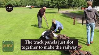 Build Your Own Miniature Railway In Just 3 Minutes [upl. by Roselani757]