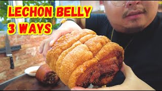 LECHON BELLY 3 WAYS  Ninong Ry [upl. by Bess952]