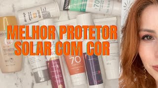 Qual o melhor protetor solar solar com cor Bioderma Neutrogena Needs Dermage Actine Solst [upl. by Leventis]