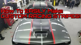 How To  Vinyl Wrap Stripes On Any Car [upl. by Egas48]