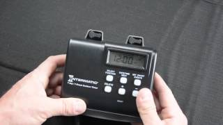 Intermatic HB880R Landscape Lighting Timer Tutorial [upl. by Enyala636]