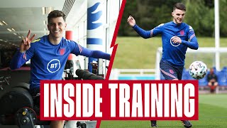 Gym Challenges TwoTouch amp Rondos  Inside Training  England [upl. by Lucilla]