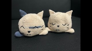 Tuto chat réversible au crochet [upl. by Liponis676]