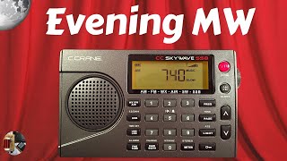 CCrane CC Skywave SSB Shortwave Radio Evening MW [upl. by Aelc]