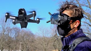 Handson DJI’s FPV is so immersive you’ll feel like you’re flying at nearly 90mph [upl. by Acimaj]