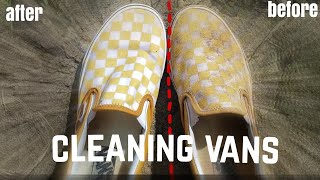 how to clean slipon vans  annie and jojo [upl. by Brackett]