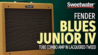 Fender Blues Junior IV Lacquered Tweed Combo Amp Demo [upl. by Dlanigger]