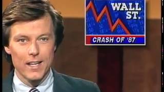 The 1987 stock market crash Original news report [upl. by Bodwell328]