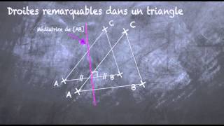 Droites remarquables 5eme [upl. by Inan]