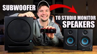 HOW TO Connect a Subwoofer To Studio Monitors  Audio Interface  Does Your Setup Need a Sub [upl. by Ettenuj]