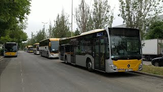 Autobuses y autocares empresa Monbus LHospitalet de Llobregat Barcelona 19062021 [upl. by Suoivatra]