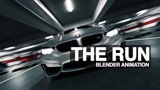 The Run  Cinematic Blender Car Animation [upl. by Baruch]