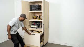 DIY Garage Cabinet  Storage amp Organization  DIY Creators [upl. by Itsrejk866]