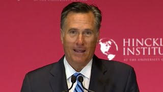 Mitt Romney Trump A con man a fake FULL SPEECH [upl. by Aimet]