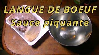 Langue de Bœuf sauce piquante facile N°222 [upl. by Notfol734]